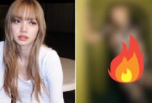 Lisa in see-through dress