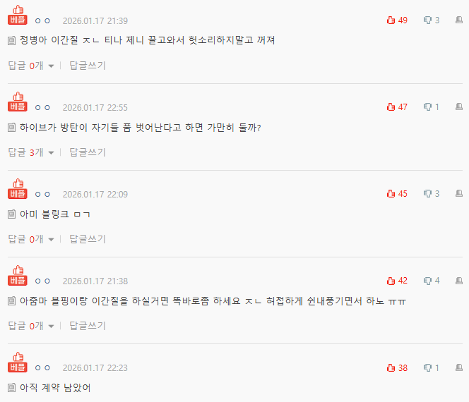 BTS Encouraged to Depart HYBE and Establish Their Own Company Similar to BLACKPINK’s Jennie 3 Screenshot 2026-01-19 120501