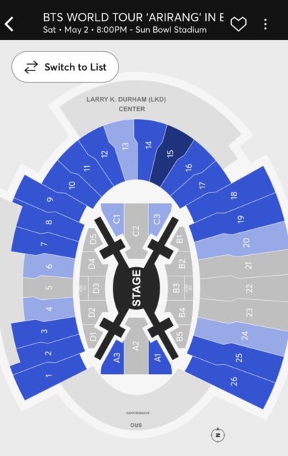 BTS "Low" Concert Ticket Sales Trigger Surprising Backlash 3 BTS Tour Crowd