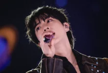 Jin revealing photoshoot