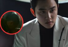 D.O. and Park Hye Soo kiss scene
