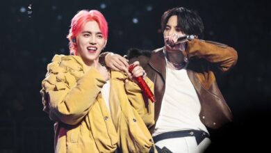 DK and Seungkwan Coldplay meme recreation