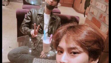 Viral Post Sparks Backlash Against 97-Liners Over ASTRO Cha Eunwoo Tax Controversy 5 Photo of Cha Eunwoo and Mingyu with caption joking about tax evasion