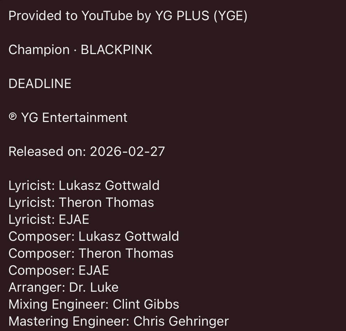 BLACKPINK’s Full Album Leaks Accidentally — Credits Feature Alleged Rapist 5 Fan reaction to Dr. Luke