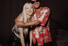 Bruno Mars and BLACKPINK Rosé | @brunomars/Instagram