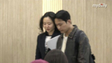 Min Hee Jin press conference with BLACK.Q