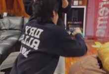 BTS’s J-Hope (foreground) and Jin (background)