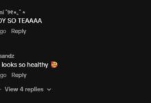 Hate message screenshot