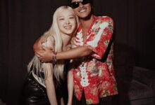 Bruno Mars and BLACKPINK’s Rosé | @brunomars/Instagram