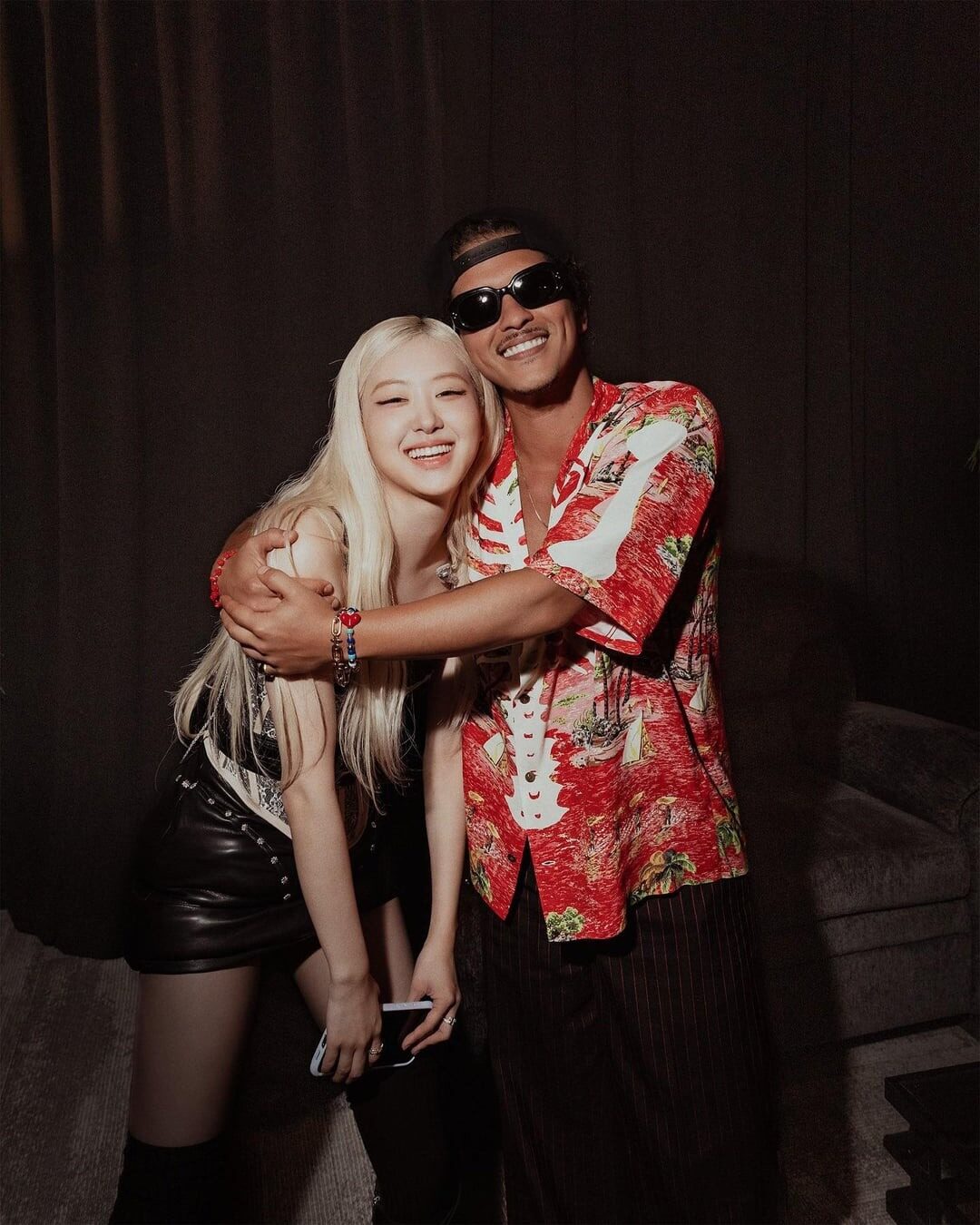 Bruno Mars and BLACKPINK’s Rosé | @brunomars/Instagram