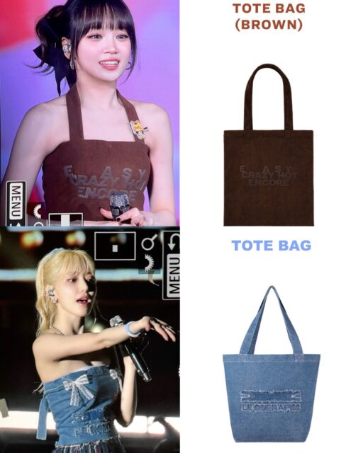 Chaewon and Sakura Tote Bags