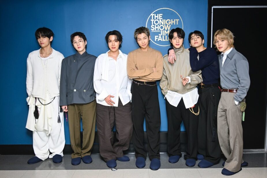 BTS on The Tonight Show with Jimmy Fallon