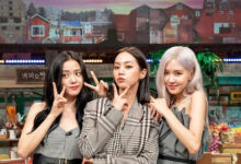 BLACKPINK’s Jisoo (left), Girl’s Day’s Hyeri (center), and BLACKPINK’s Rosé (right) | *tvN*