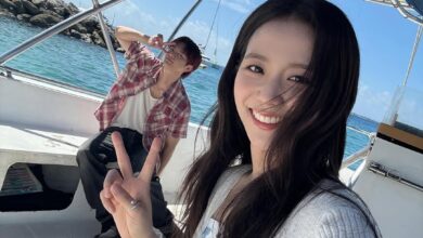 BLACKPINK Jisoo's Surprising Actions With Co-Star Intensify Dating Speculations 11 Jisoo and Seo In Guk at Boyfriend On Demand press conference