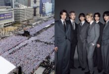 BTS's Gwanghwamun Performance Sparks "Over-Inflation" Backlash With Empty Seats
