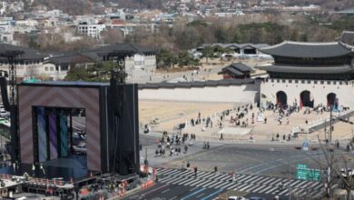 BTS concert at Gwanghwamun Square