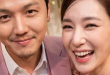 Fake wedding photo featuring Byun Yo Han and Tiffany