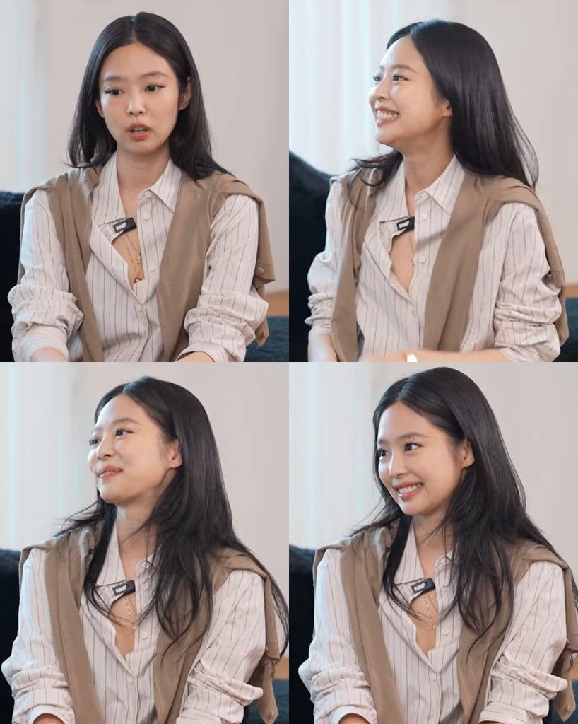 Jennie’s outfit in a video with Hong Jin Kyung | Pinterest
