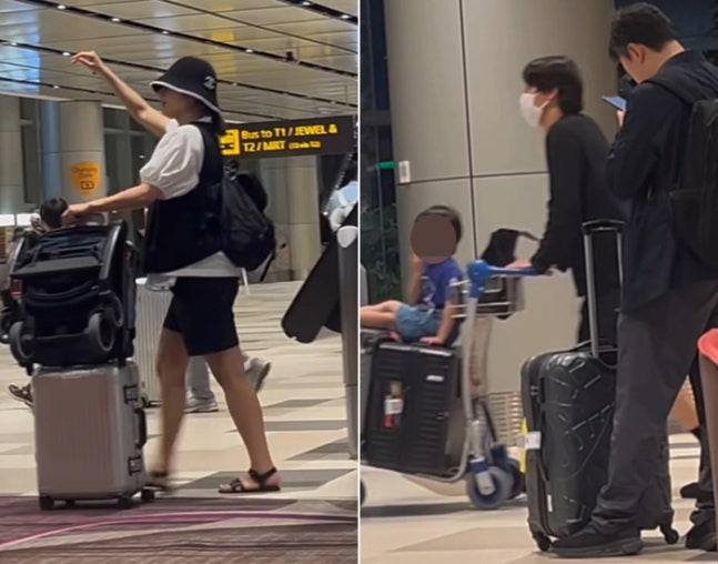Celebrity K-Drama Actor and Actress Couples Seen on Overseas Double Dates 3 Bae Yong Joon and families at the airport