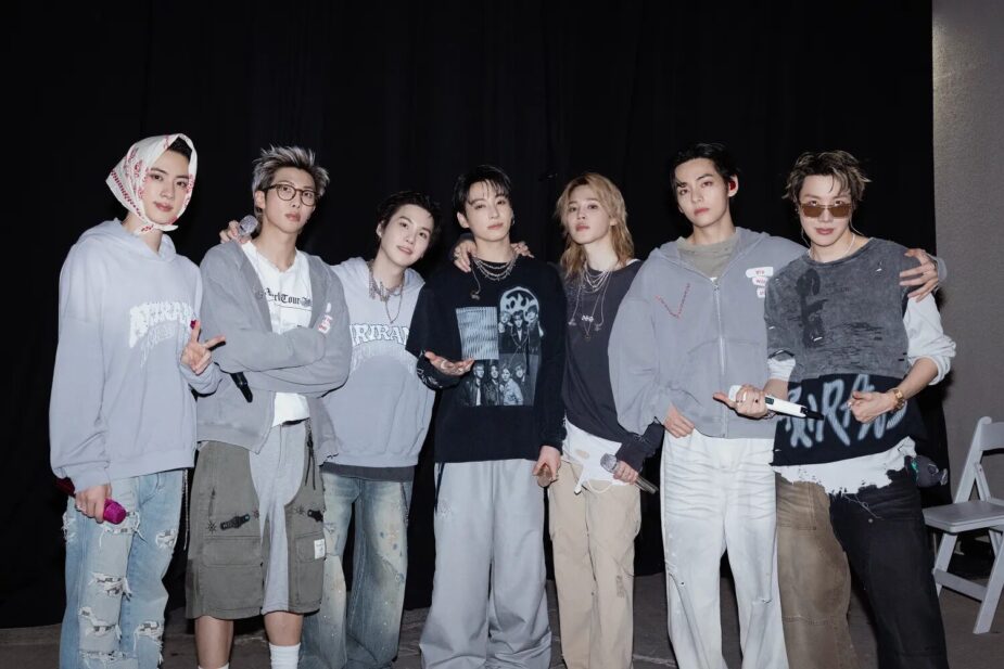 BTS Member Surprises Fans With Dramatic Physical Transformation During Recent Performances 2 The members of BTS | @bts_bighit/X