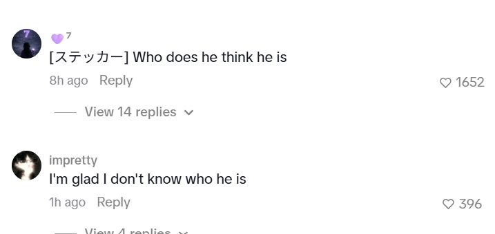 Fan reaction screenshot
