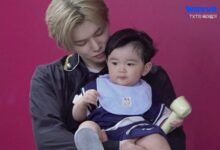 Yeonjun with baby Yoojun.