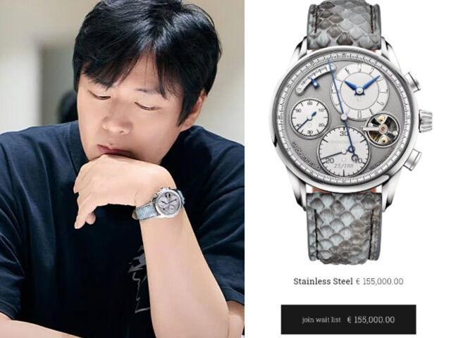 Yeon Jung Hoon rehearsal with luxury watch
