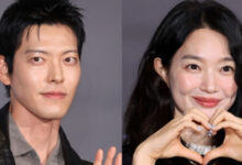 Kim Woo Bin and Shin Min Ah at premiere