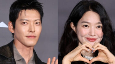 Kim Woo Bin and Shin Min Ah at premiere