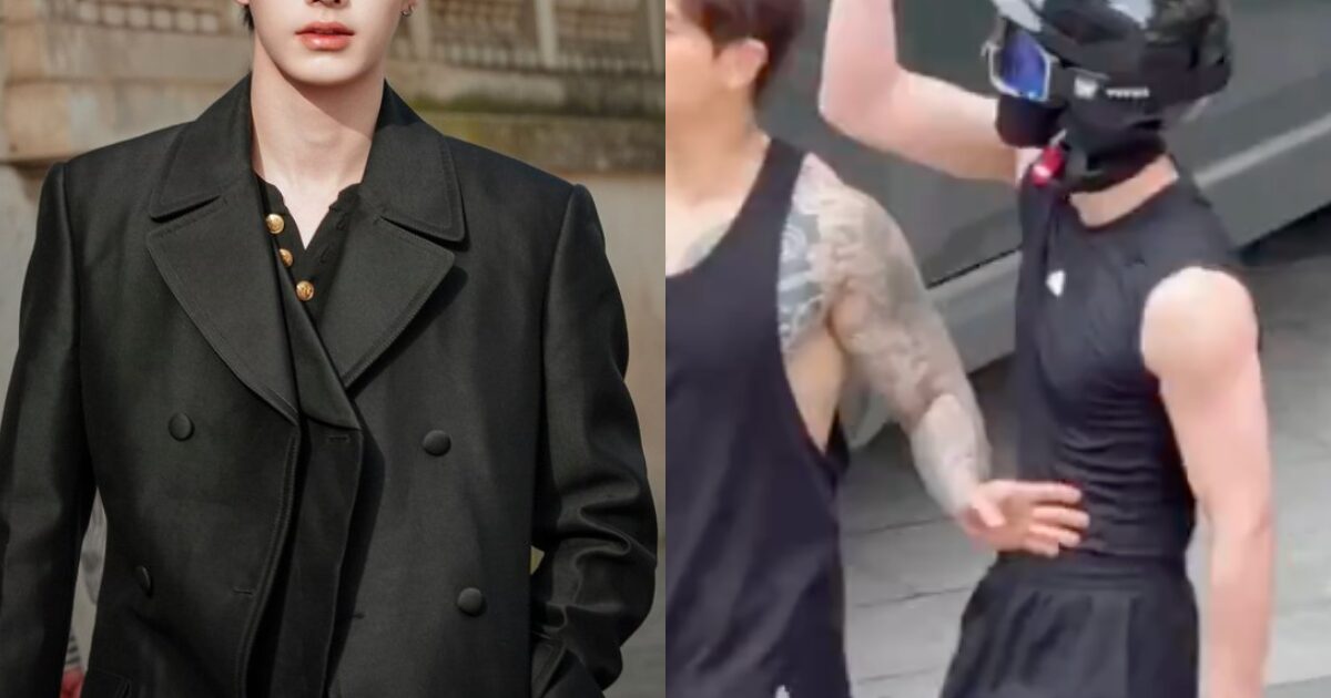 He Yu confronting sasaeng fans outside his gym
