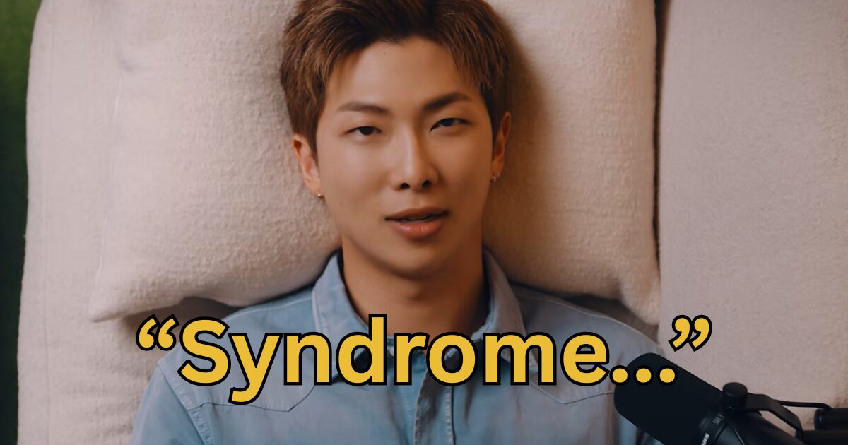 BTS RM Opens Up About Living With Syndrome Causing Physical and Psychological Distress 1 BTS RM's Opens Up About His Experiences Of Syndrome That Causes Physical And Psychological Distress