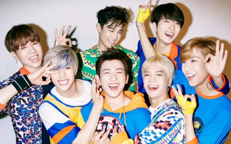 GOT7 performing Just Right during a concert in 2015
