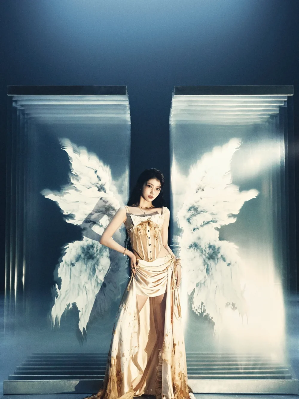 Kep1er's Xiaoting unveils angel-themed teaser photos for first solo single 'LEGEND' releasing July 30 2