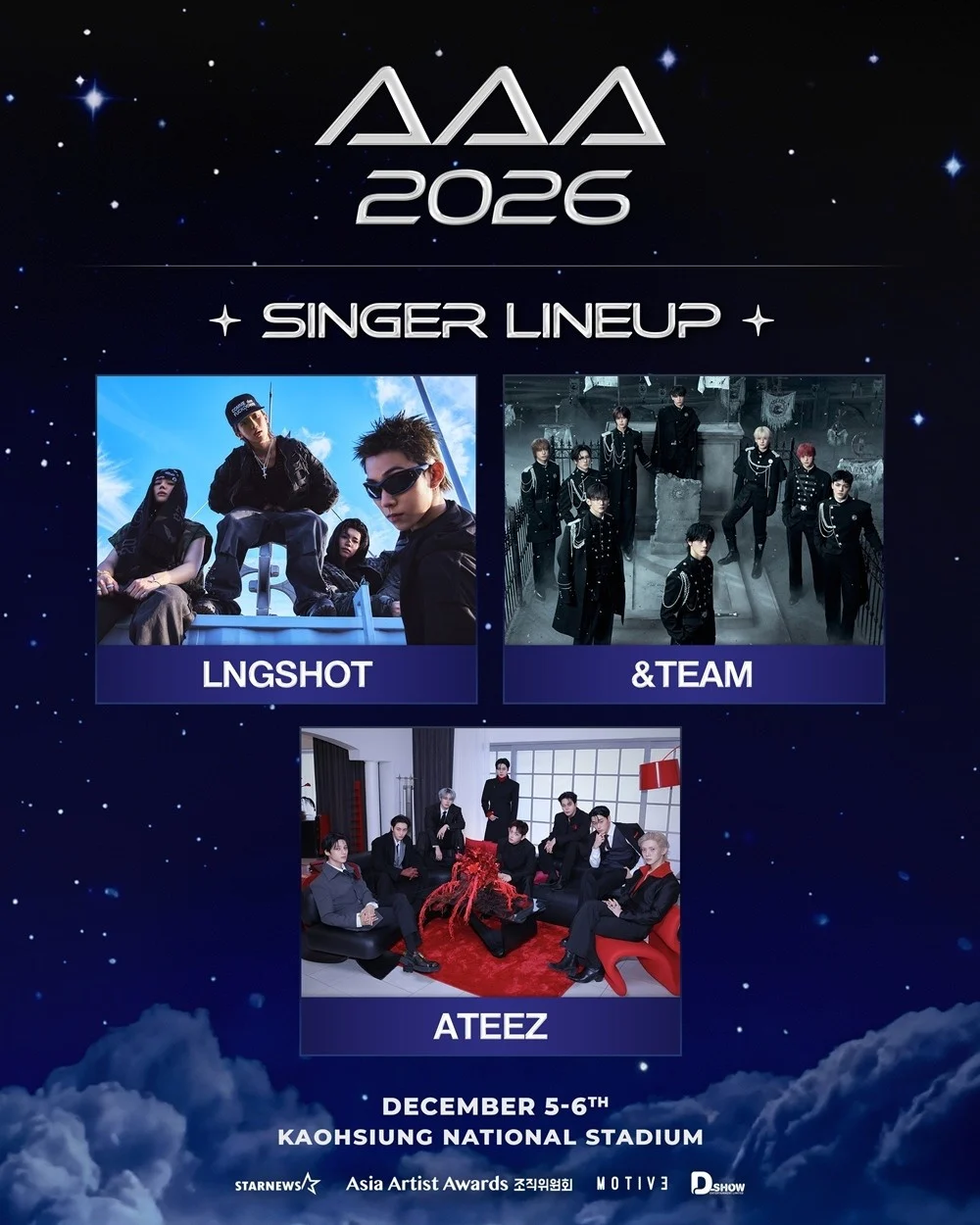 LNGSHOT performing at a music event with fans cheering.