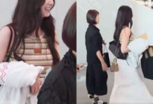 Tzuyu at the airport without security