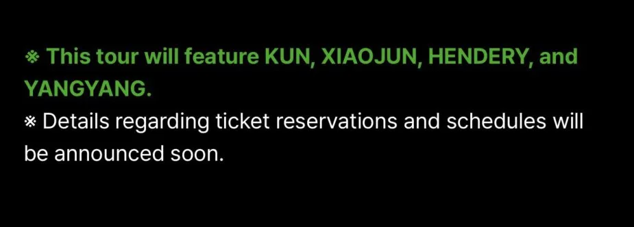 Yangyang's Instagram story seen as shading Ten over WayV tour 3
