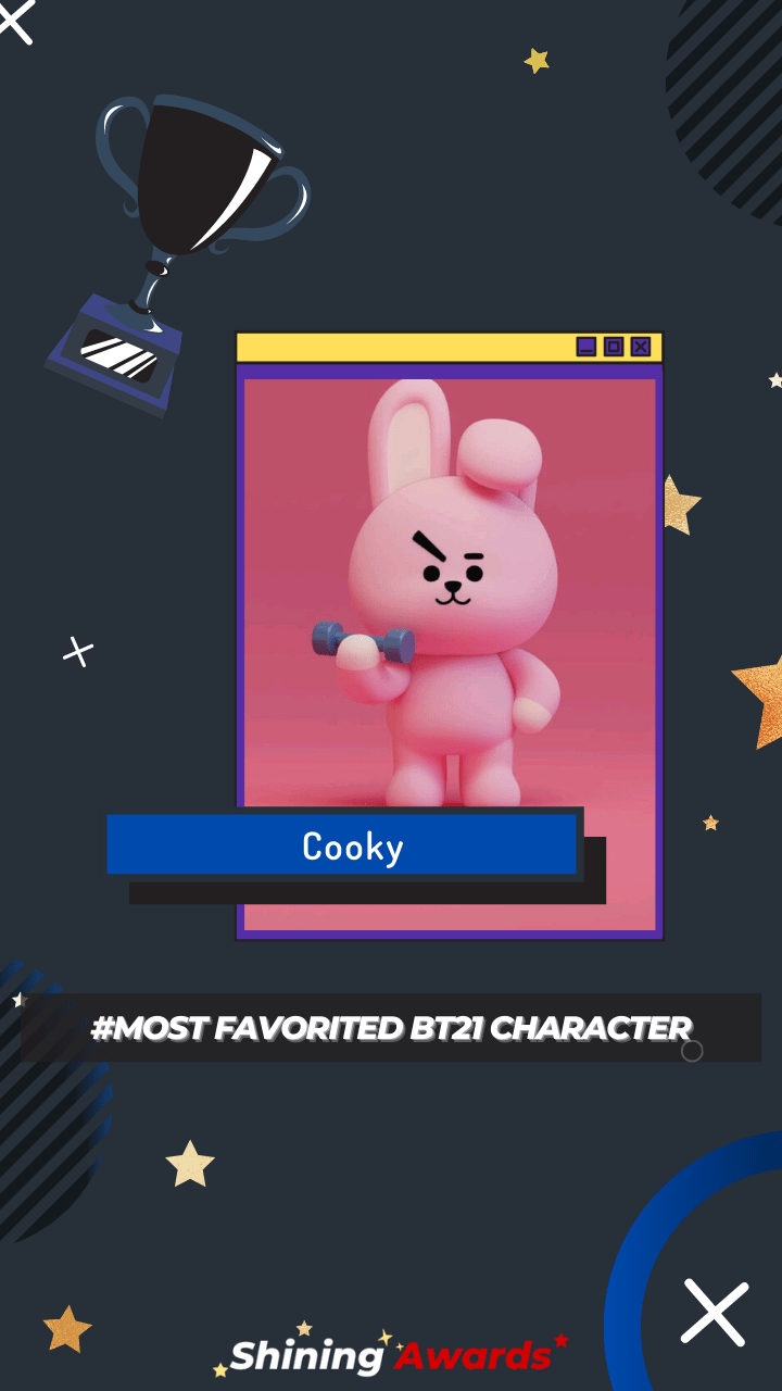 Cooky Most Favorited BT21 Character