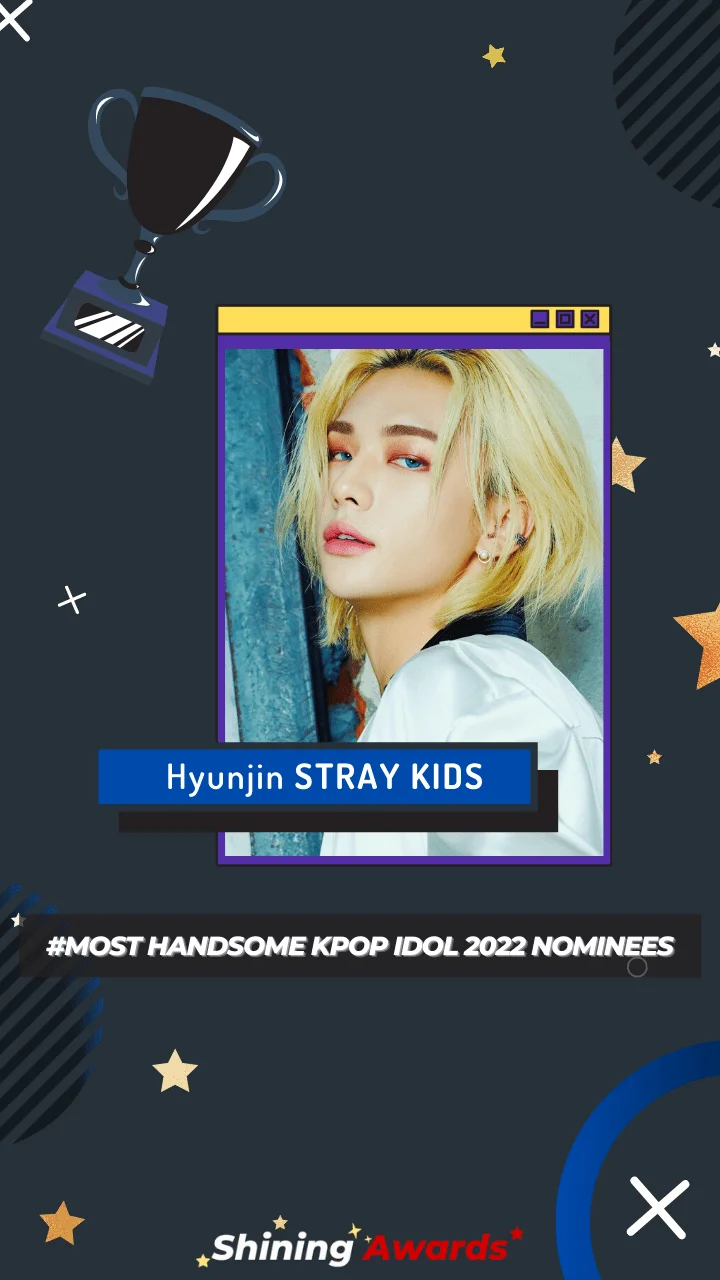 Hyunjin STRAY KIDS Most Handsome Kpop Idol 2022