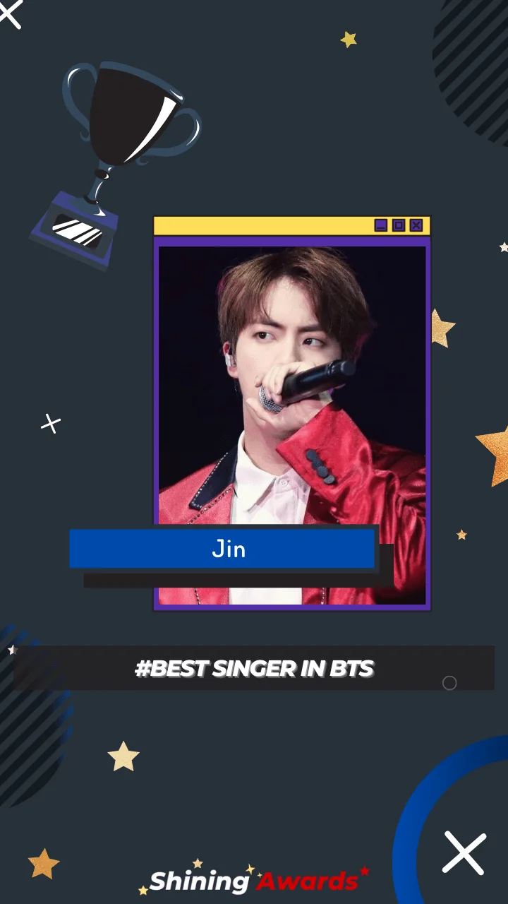 Jin Best Singer In BTS