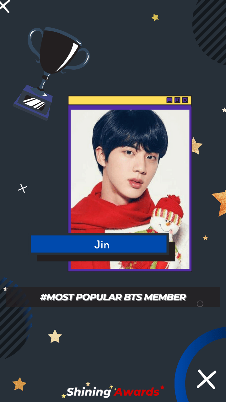 Jin Most Popular BTS Member