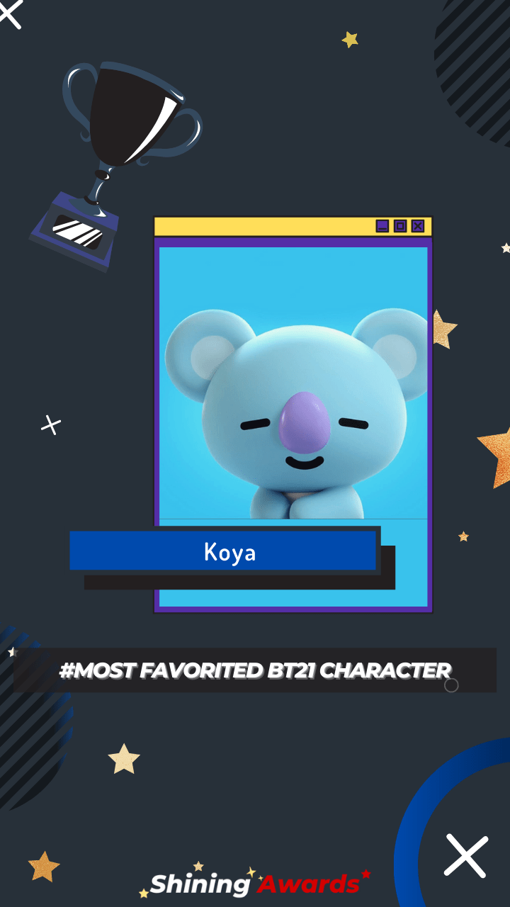 Koya Most Favorited BT21 Character