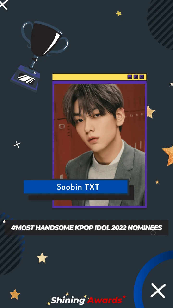 Soobin TXT Most Handsome Kpop Idol 2022