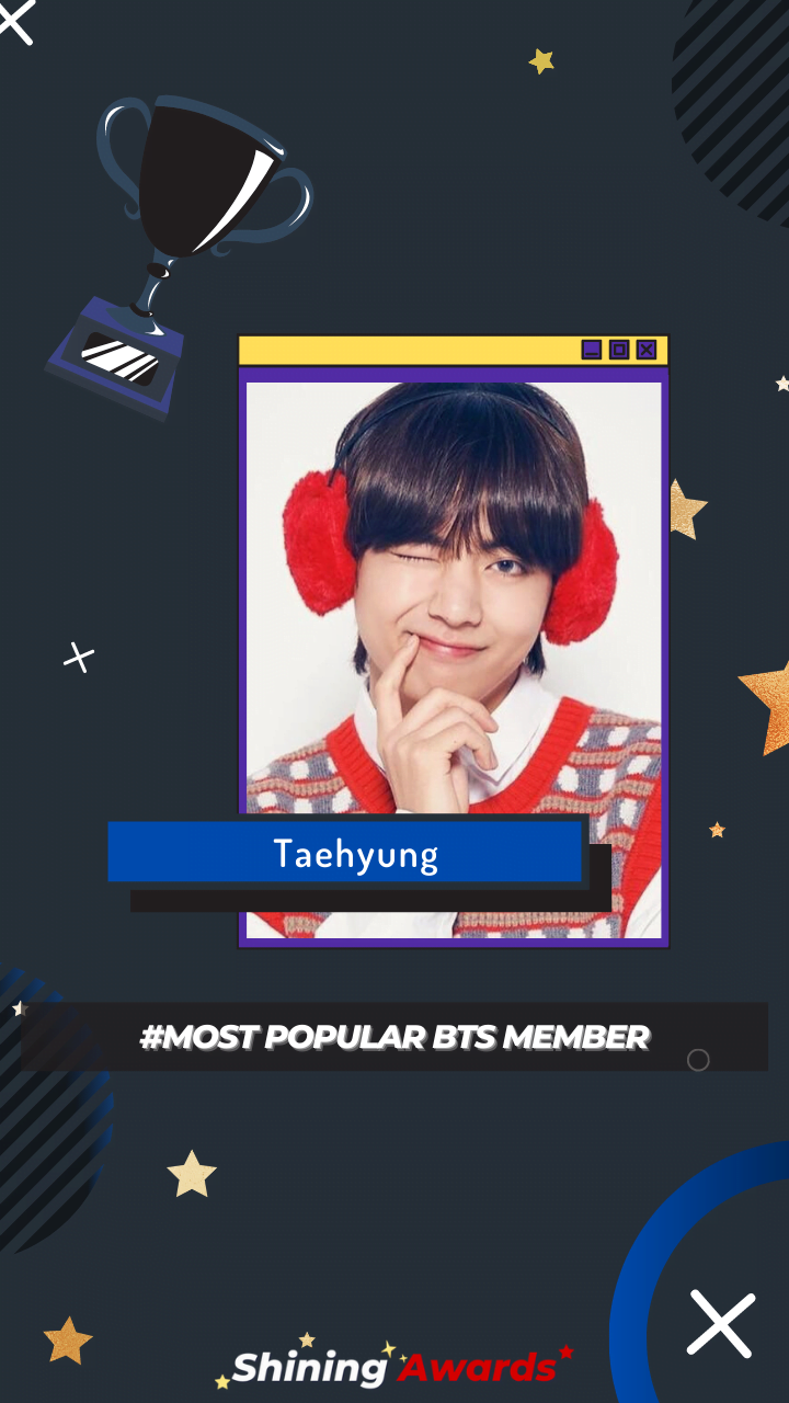 Taehyung Most Popular BTS Member