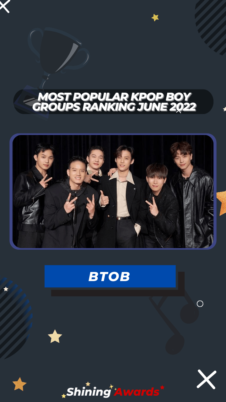 BTOB Most Popular Kpop Boy Groups Ranking June 2022