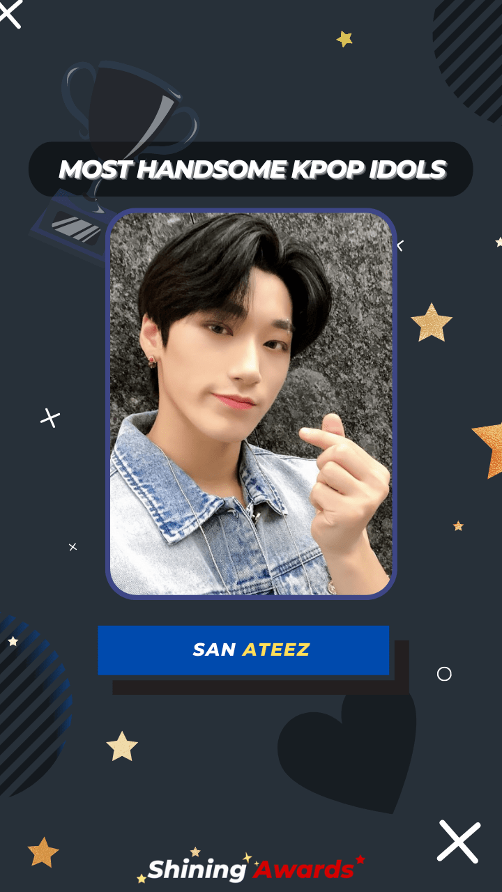 San ATEEZ Most Handsome Kpop Idols