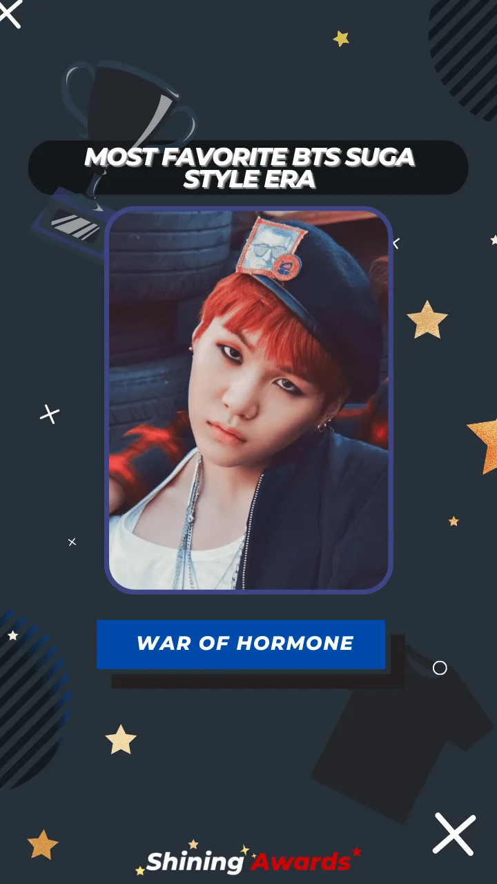 War of Hormone Most Favorite BTS Suga Style Era