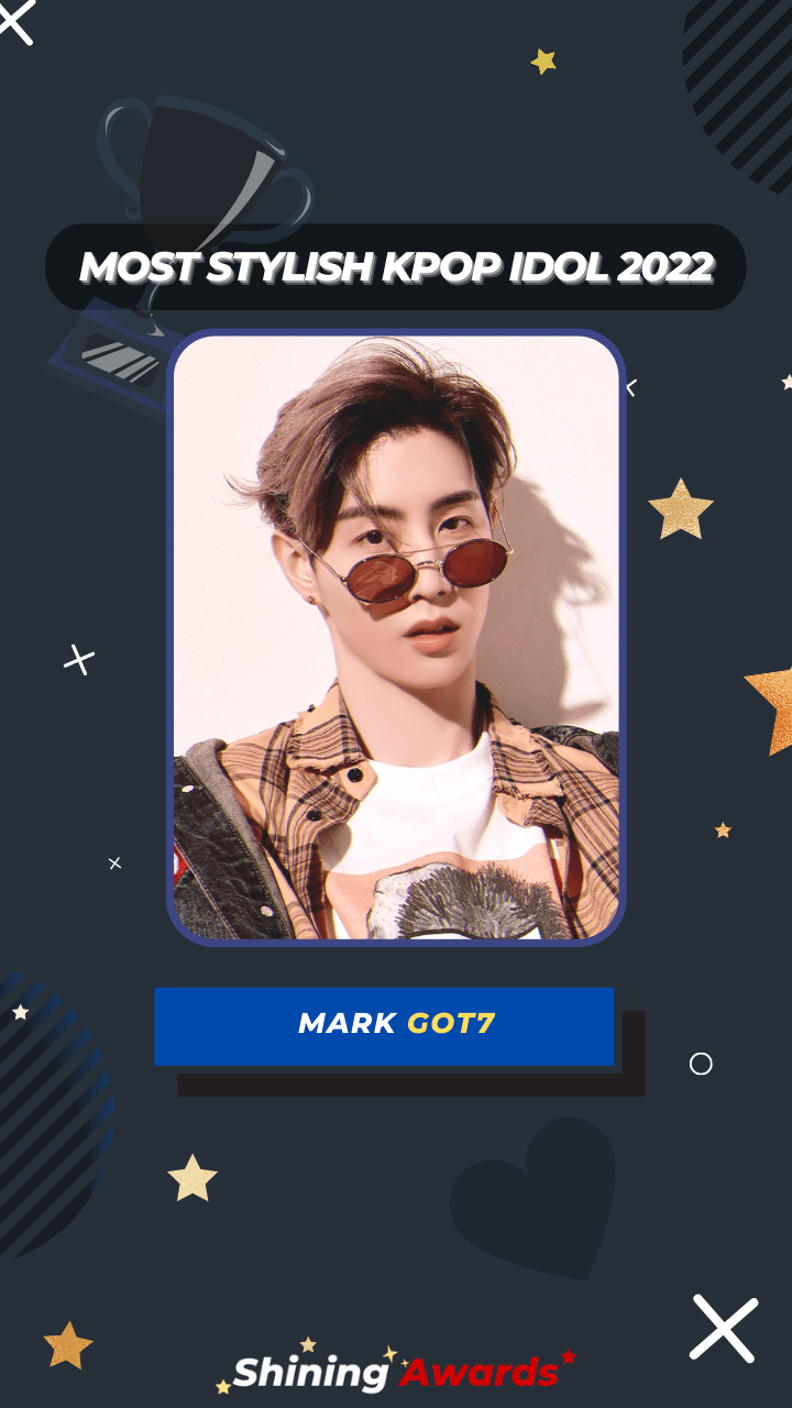 Mark GOT7 Most Stylish Kpop Idol 2022