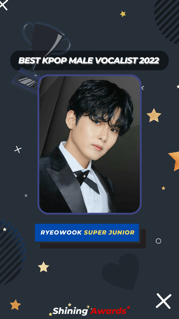 Ryeowook Super Junior Best Kpop Male Vocalist 2022