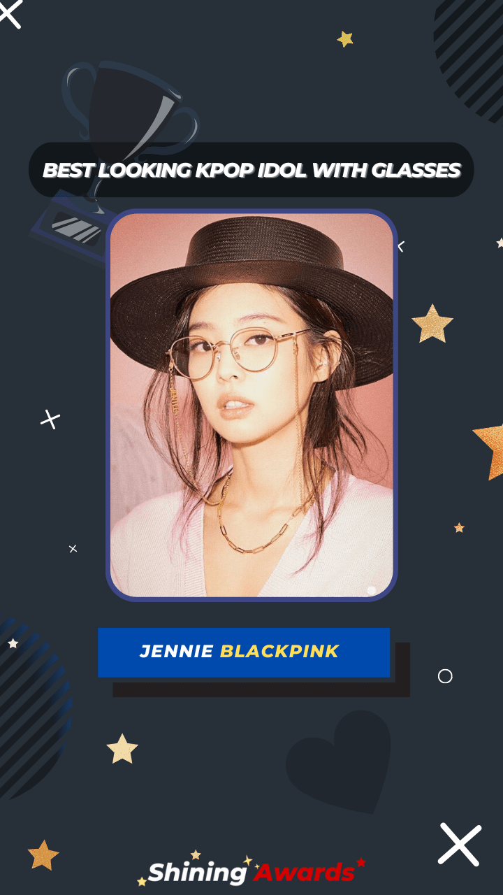 Jennie BLACKPINK Best Looking Kpop Idol With Glasses