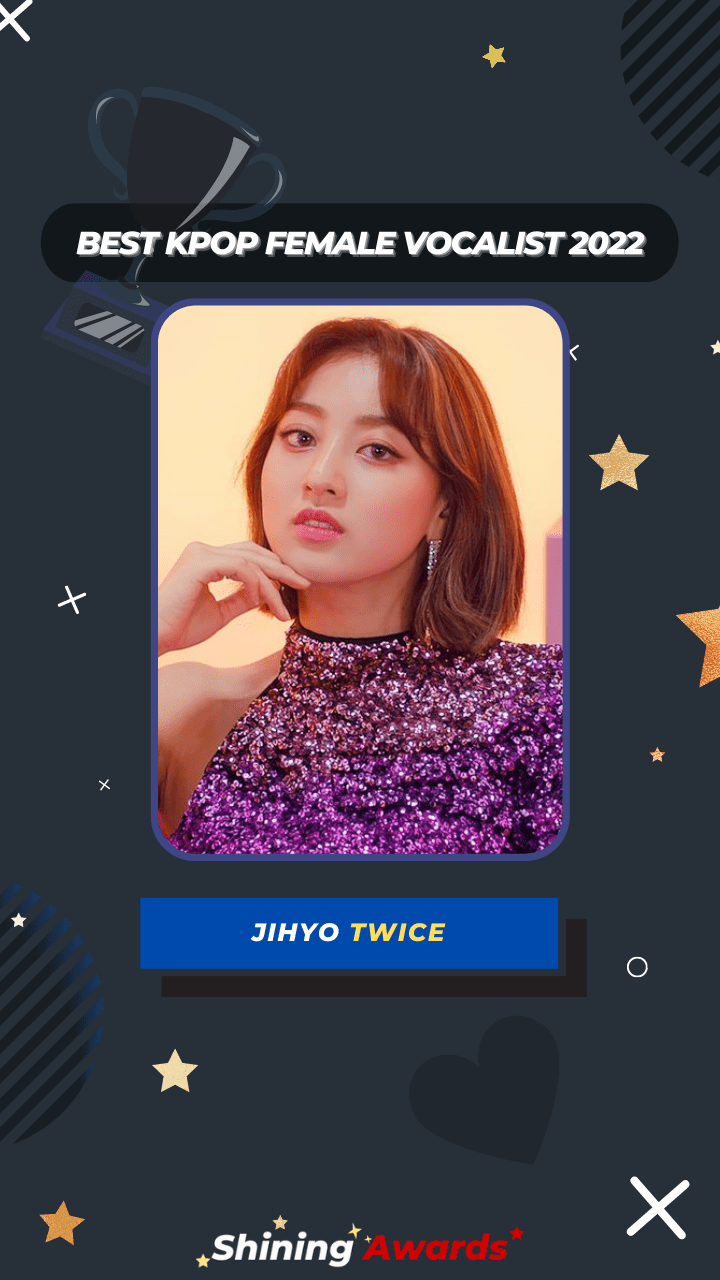 Jihyo TWICE Best Kpop Female Vocalist 2022
